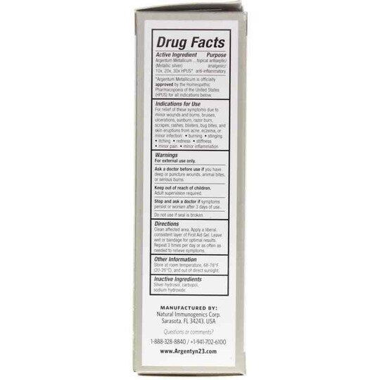 Professional Silver First Aid Gel, ARGT
